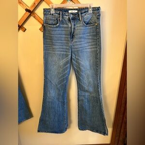 Stylish Blue Flare Women's Jeans